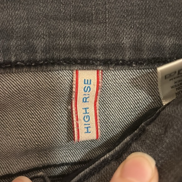 Grey Two Tone Skinny Jeans - Picture 7 of 9